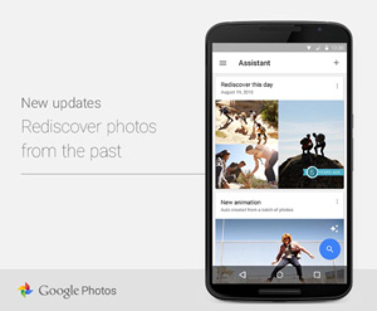 Google photos update adds Rediscover This Day nostalgia feature